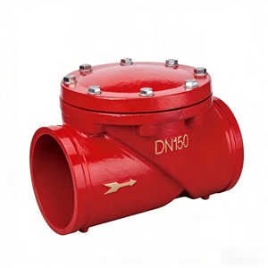 Vanne à opercule rainurée DN150 PN16 certifiée 3C, corps en fonte ductile, joint en bronze, pour eau, commande manuelle - Product Image 5