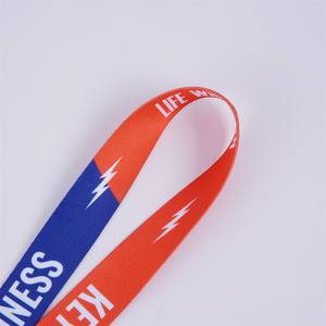 أشرطة تعليق من البوليستر بالجملة مع طباعة شعار مخصص، تصنيع حسب الطلب، صديقة للبيئة، هدايا ترويجية للفعاليات والأنشطة، سلسلة مفاتيح - Product Image 4