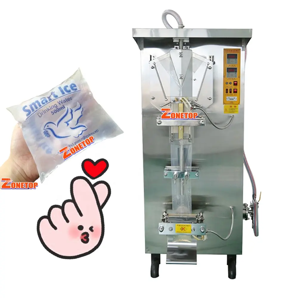 Low Cost Automatic Production Small Scale Satchet Pure Water Filling Making Packaging Machine