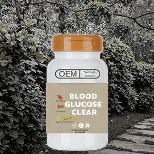 Cápsulas transparentes de glucosa en sangre con etiqueta privada personalizada, vitaminas antioxidantes más Extracto de hierbas para adultos, no para mujeres embarazadas - Product Image 3