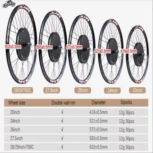 <span class=keywords><strong>Kit</strong></span> de <span class=keywords><strong>Bicicleta</strong></span> Eléctrica con Motor de 1500W-5000W, Motor sin Escobillas para Rueda Trasera, Pantalla LCD, Marco de Aluminio - Product Image 5