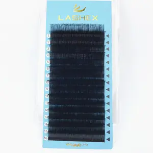 Wholesale royal mink 0.03 0.05 individual cashmere lash extension good quality lashes extention manufacturer matte Classic trays