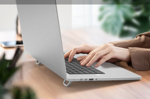 Phụ Kiện Máy Tính Giá Đỡ Máy Tính Xách Tay Mini Bỏ Túi Giá Đỡ Máy Tính Xách Tay PC Vô Hình Dính Kim Loại Gấp Gọn Di Động - Product Image 5