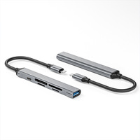2024 Lector de tarjetas todo en uno 3,0 de alta velocidad Seis en uno XD/SD/TF/M2 Carga con cámara Lectura Laptop Compatible Producto en stock