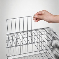 Piège à pigeons en fer, cage à porte automatique unidirectionnelle, attrape-oiseaux pour le contrôle des pigeons en extérieur