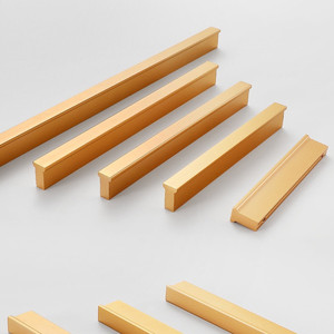 Furniture Handles &amp; <strong>Knobs</strong> <strong>Gold</strong> and Black Kitchen Cabinet Pulls Wardrobe Handle Drawer <strong>Knobs</strong> - Product Image 4