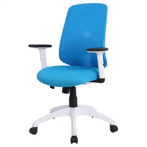 Listed Factory Blue Fashion Back Mesh Chair sedie girevoli pieghevoli in rete con regolazione del supporto lombare