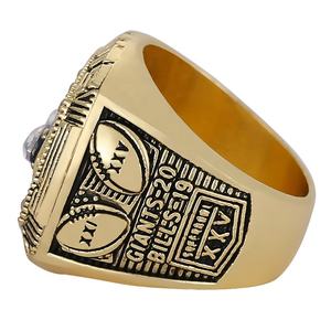 1990 New York-Reuzen Kom Xxv Kampioenschapsring Klassieke Vergulde Legeringsring Voor Herdenkingsjubilea Van Fans - Product Image 3