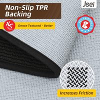 Tapis d'entrée antidérapants à profil bas Tapis de porte de bienvenue pour trappeur de saleté absorbant intérieur lavable pour porte arrière avant