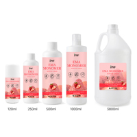 Monomère acrylique liquide EMA parfumé à la fraise, transparent comme du cristal, pour sculpture d'ongles, faible odeur, livraison rapide usine, OEM ODM