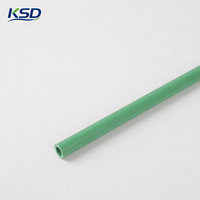 Muestra Gratuita de Tubería de Plástico KSD, Tubería Verde para Agua Fría y Caliente PN12.5, Tuberías PPR para Materiales de Plomería