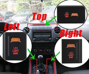 Interruttore a pulsante LED personalizzato con logo per Volkswagen Amarok Mk1 Transporter - Product Image 2
