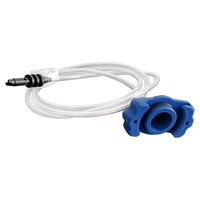 Amerikanischer Stil Neuer 3/5/10/30/55CC Ultrafeiner Rohradapter für 4MM Rohr mit Gashebelclip Blau/Transparent