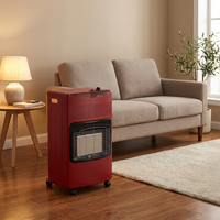 Chauffage au gaz propane radiant portable de haute qualité, en acier, moderne, pour terrasse extérieure, avec fonctions de sécurité, 4200W, pour usage domestique et jardin.