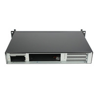 Boîtier de serveur de stockage de données 1,5U 2 baies Hot Swap Mini ITX Rackmount Ordinateur industriel Châssis de serveur