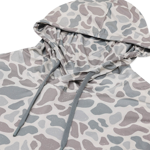 Biểu Tượng Tùy Chỉnh Trùm Mũ Cá Hoodie Jersey Hiệu Suất Mặc Nhanh Chóng Khô Polyester Dài Tay Áo UV Mặt Trời Bảo Vệ UPF 50 Câu Cá Áo Sơ Mi - Product Image 3