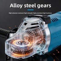 Meuleuse d'angle à moteur sans balais haute puissance 220V AC, multifonctionnelle, à vitesse variable, machine de polissage domestique