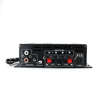Amplificateur de puissance pour voiture et maison 12V 40W+40W Ak380, amplificateur audio stéréo HiFi 12V/220V