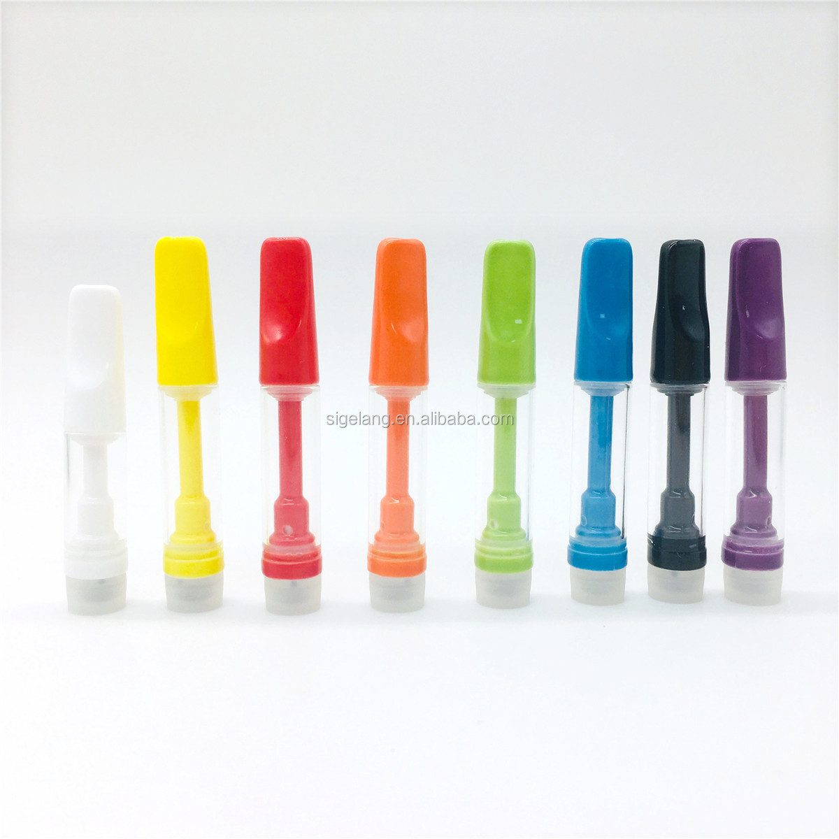 Customize Logo 0.5ml 1ml 510 Thread Battery Vape Tanks Empty CBD Cart Full Ceramic CBD Cartridge
