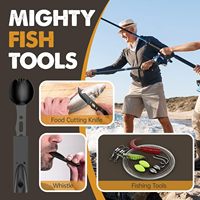 Kit de survie d'urgence 25 en 1 pour activités de plein air, outils de pêche et de camping portables, essentiels, cadeaux, kit de survie