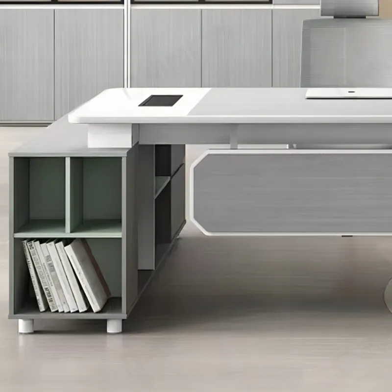 ZITAI grosir nyaman furnitur kantor meja pertemuan kayu meja kantor modern meja kantor