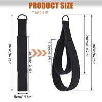 Fitness D-Ring Sangles Double Boucles Rembourré Pilates Équipement Sangles D'exercice Yoga Exercice Accessoires pour Home Gym Workout