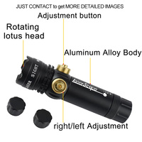 Viseur Laser vert avec interrupteur à pression et support de pince cylindrique et support de Figure 8, pointeur Laser vert