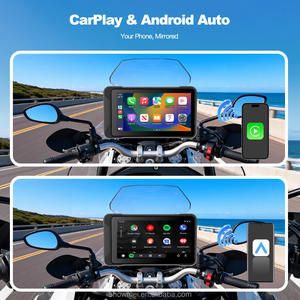 Portátil IP67 DVR 5 pulgadas Carplay Android Auto HD IPS pantalla motocicleta GPS navegación inalámbrica TPMS - Product Image 3