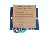Contrôleur de charge d'éolienne MPPT étanche IP67 12V 24V avec frein automatique pour système hors réseau