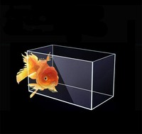 Bureau Petit Beta Fish Tank Maison Salon Micro Paysage Ultra Blanc Verre Acrylique Aquarium