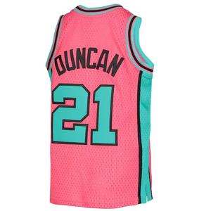 Maillots de basket-ball de haute qualité 2026 1 # Maillots brodés personnalisés Victor Wembanyama 5 Castle 21 Duncan 4 Fox avec logo cousu - Product Image 6