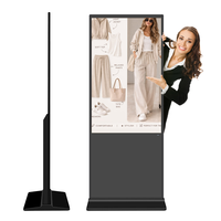 Pantalla Táctil Interactiva Infrarroja de 43 Pulgadas y 1080P, Kiosco de Señalización Digital para Restaurantes, Pantalla de Juego Digital con Accesorios Opcionales
