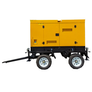 Jiangsu Wantai 50kW <b>Mobile</b> Silent Trailer Diesel <b>Generator</b> Set 230/400V 50Hz Overload Protection - Product Image 1