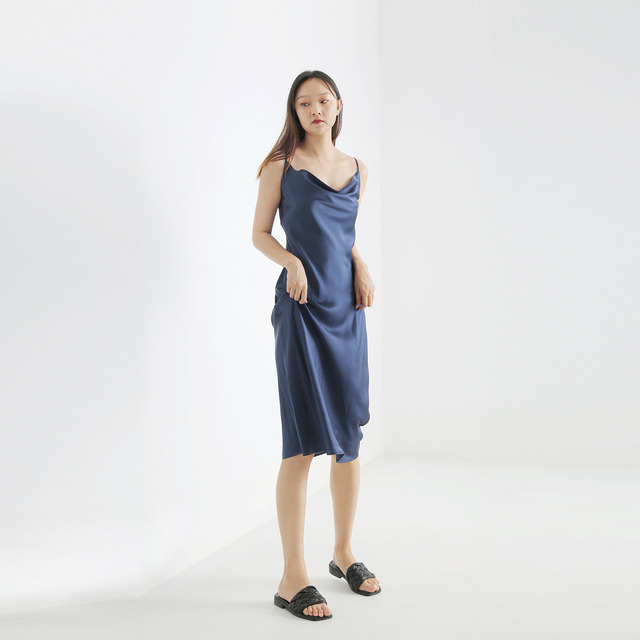 Wholesale Custom Logo 100% Pure Mulberry Silk Women's Sexy Elegant Eco-Friendly Anti-Bacterial Short-Sleeved Pajamas Spring