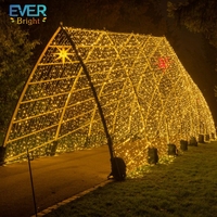 Arche lumineuse géante en PVC pour extérieur, avec LED, pour Halloween, Noël, étanche, 24V, pour aménagement paysager et mariages