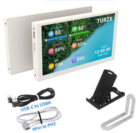 Nouvel écran secondaire de type C IPS de 5,0 pouces, processeur d'ordinateur, GPU, RAM, disque dur, moniteur LCD 800x480, affichage USB, AIDA64 gratuit pour Windows 10/11