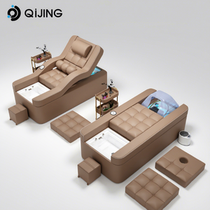 Moderne Luxus Friseursalon Möbel Spa Wasser zirkulation Haar wäsche Kopf <span class=keywords><strong>Massage</strong></span> bett Pediküre <span class=keywords><strong>Shampoo</strong></span> Stuhl und Bett - Product Image 1
