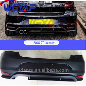 Cản sau WGYAP cho <span class=keywords><strong>POLO</strong></span> 2010 - 2014 - 2016 nâng cấp bộ body kit GTI, ống xả đơn 6C6 807 421 - Product Image 5