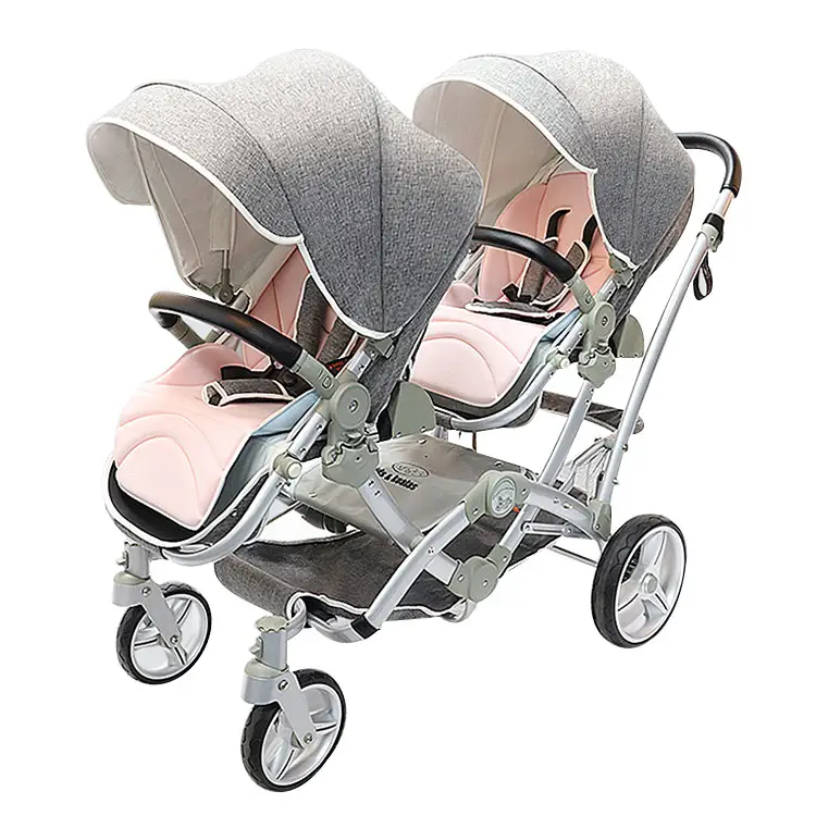 JXB China Factory 3 In 1 Lieferung Luxus Triple Safety Twins Kinderwagen von höchster Qualität