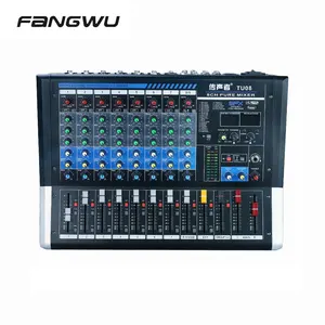 High Quality 8 Channel Professional Audio Mixer With BT