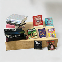 Mini-livres personnalisés en gros, impression claire, multi-tailles, reliure parfaite, couverture rigide, ornements de maison de poupée, décoration de meubles, jouets pour enfants