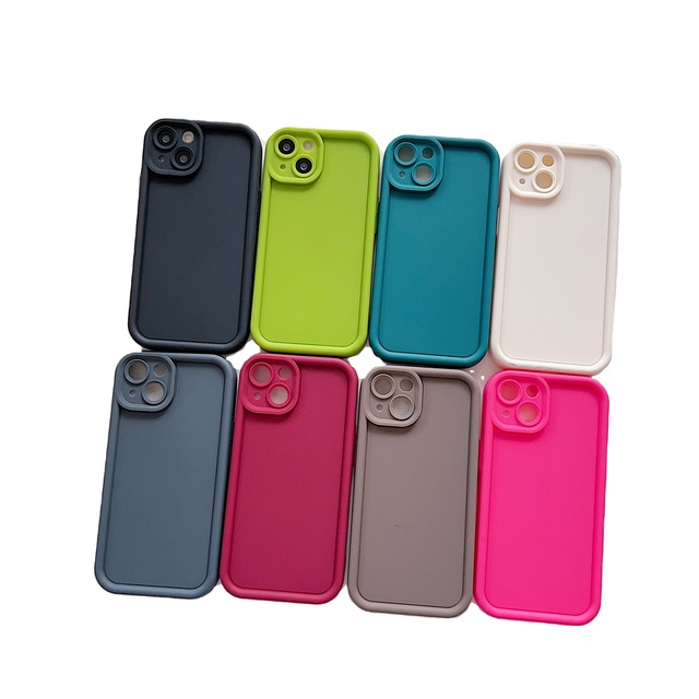 Matte Finish Embossed Soft TPU Phone Case for iPhone 7 8 SE X XR XS MAX 11 12 13 14 15 Pro and Pro Series