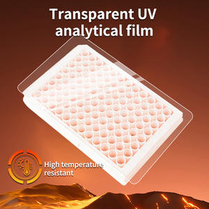 Película de Sellado Autoadhesiva Transparente a los Rayos UV para Placas PCR, Sensible a la Presión, de PP, 96 Pocillos, Fondo Plano, Protección IP55 para Uso Científico - Product Image 3