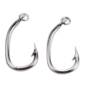 High quality high tensile stainless steel tuna hooks for saltwater fishing