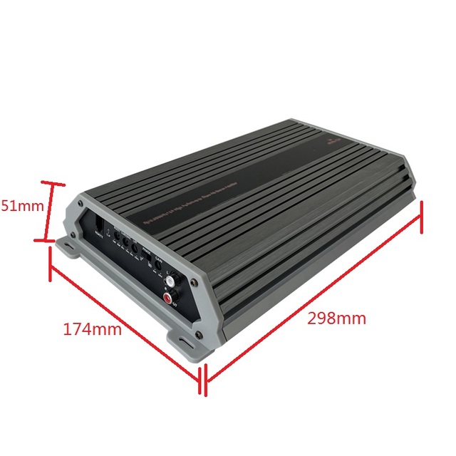 New Arrival Design USA Market Class AB for Audio Equipment Power 350W Professional Car Monoblock Amplifier