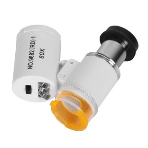 กล้องจุลทรรศน์ขนาดเล็ก 60 เท่า, กำลังขยายสูงพร้อมไฟ LED ตรวจธนบัตร, แว่นขยายความละเอียดสูงพิเศษสำหรับ - Product Image 4