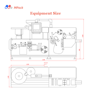เครื่อง DPH-260แผ่นบลิสเตอร์ลูกกลิ้งความเร็วสูงแบบเซอร์โวสำหรับบรรจุภัณฑ์แท็บเล็ตและแคปซูล - Product Image 5