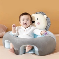 Fauteuil inclinable doux pour bébé, siège de soutien pour nourrissons de 3 à 12 mois, cadeau pour chambre à coucher, motif lion