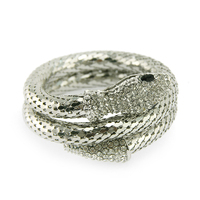 Shein bleu OEM-bracelet de hip hop, perles en diamant glacé, bras manchette, serpent, or, pour hommes et femmes, bijoux, offre spéciale