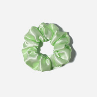 Scrunchie Satin Metalik Grosir - Ikat Rambut Glam untuk Wanita, Aksesoris Rambut Tahan Luntur